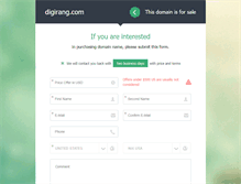 Tablet Screenshot of digirang.com